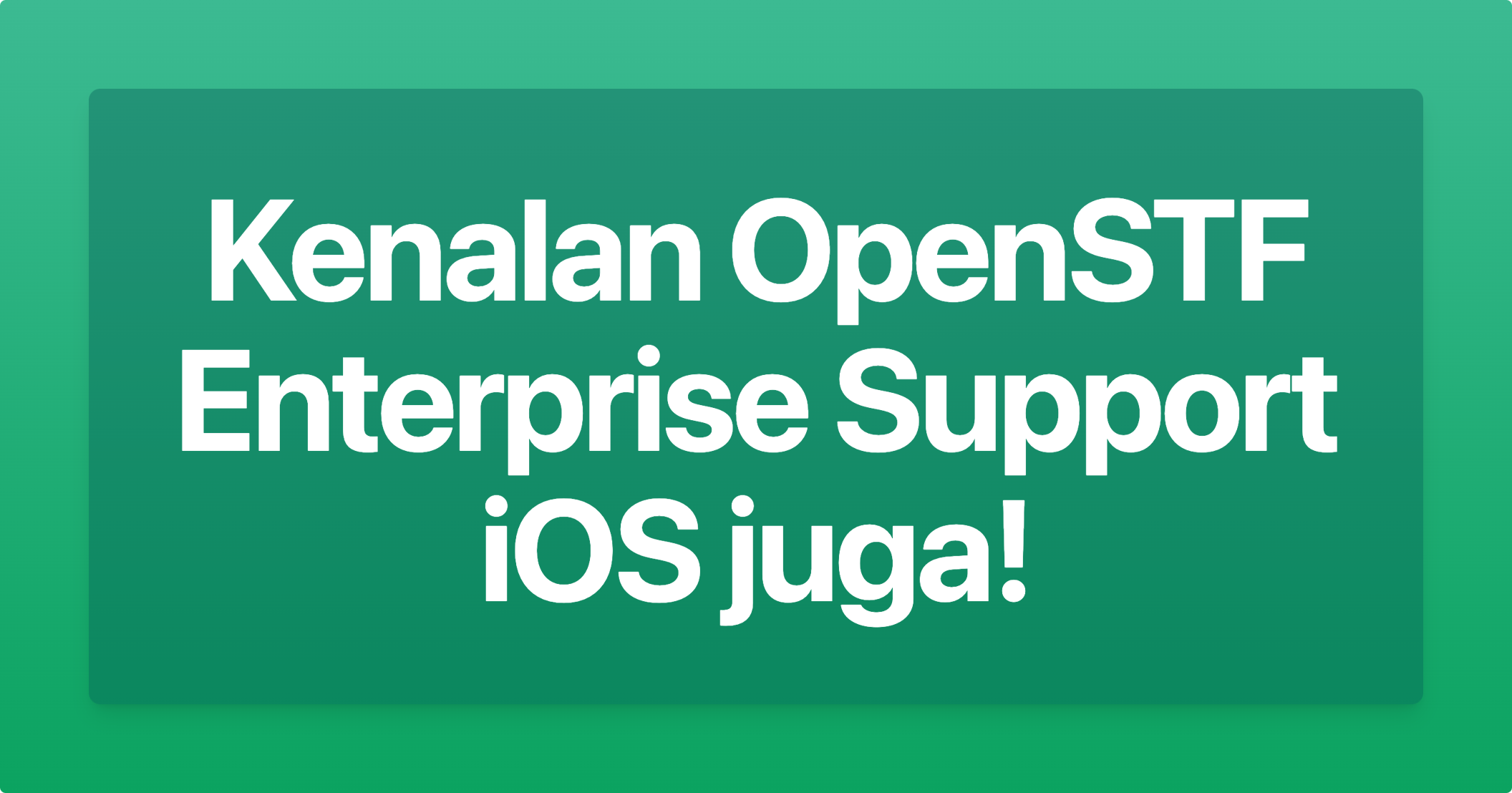 Nyobain OpenSTF versi Enterprise & Support iOS juga! (Zebrunner Enterprise)